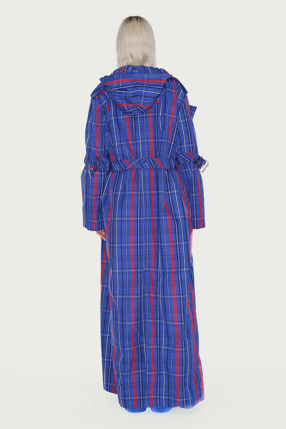 JEANNE FRIOT Resistance Trench veste bomber déperlante bleue