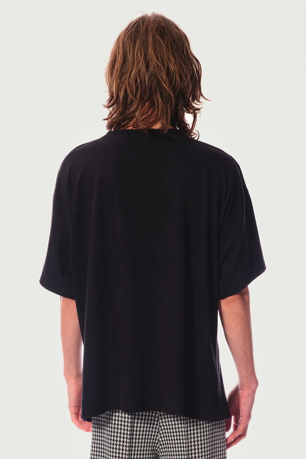 Jeanne Friot Destroy tee oversize noir coton