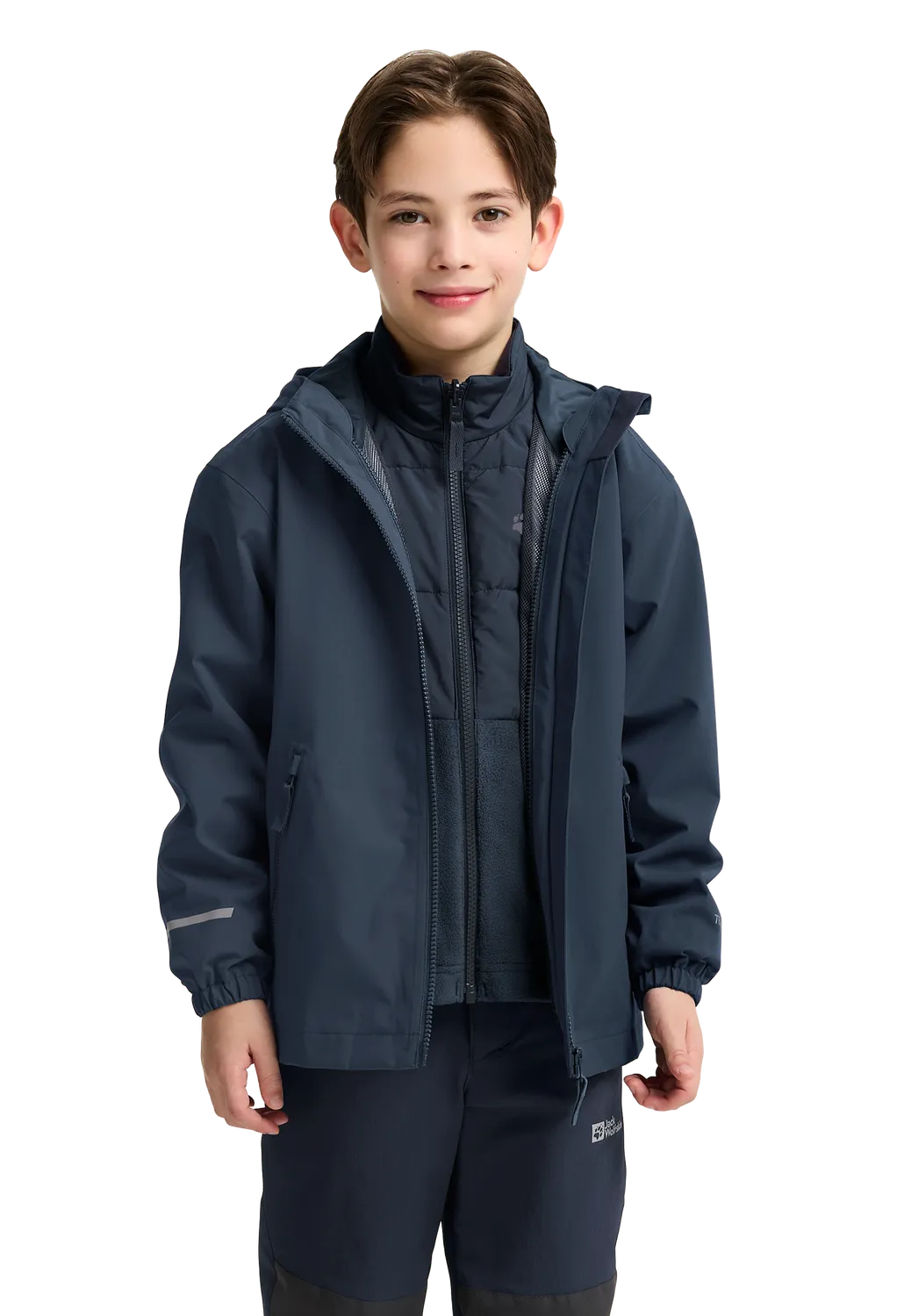 Jack Wolfskin Hybrid 3in1 Jacket K veste enfant imperméable