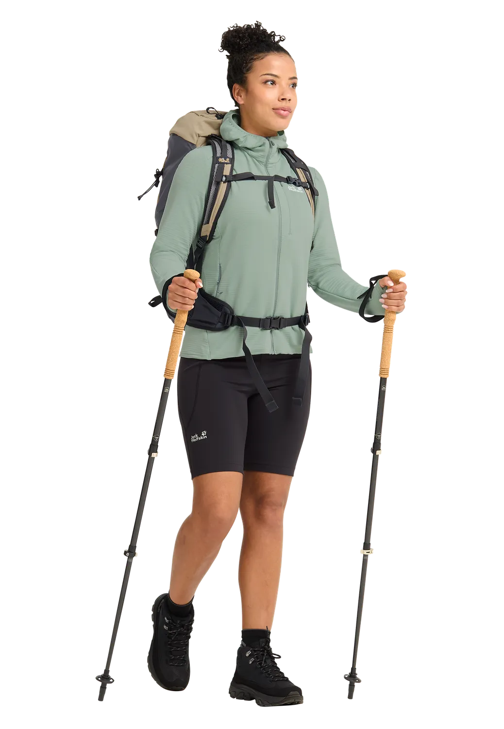 Jack Wolfskin Litestride Hoode polaire femme capuche