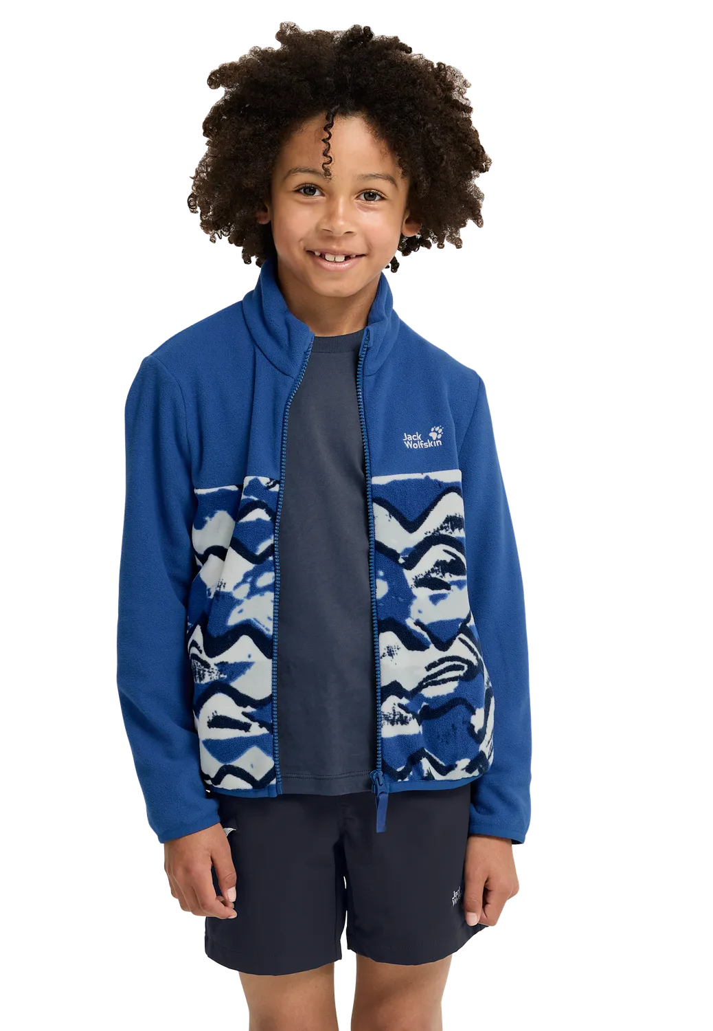 Jack Wolfskin Paw Era 100 Print FZ veste polaire enfant imprimé