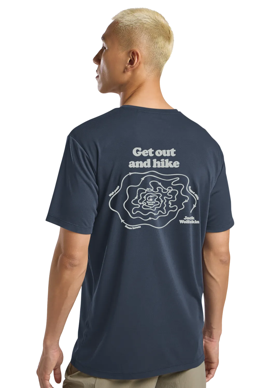 Jack Wolfskin Vonnan Graphic T t-shirt homme coton léger