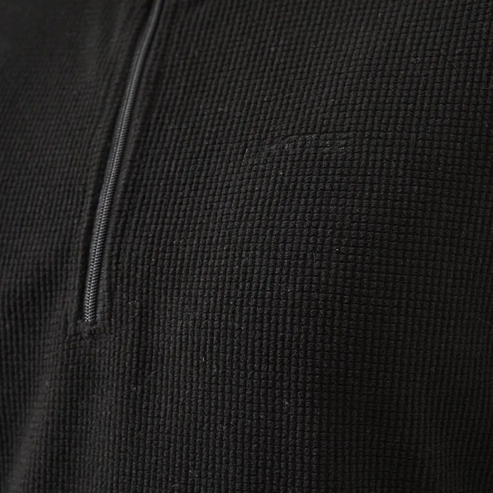 Lhotse Sofia Black polaire demi-zip noire grid respirante