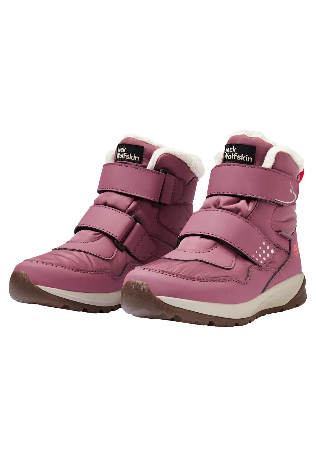 Jack Wolfskin Polar Bear Texapore Mid bottes hiver enfant scratchs