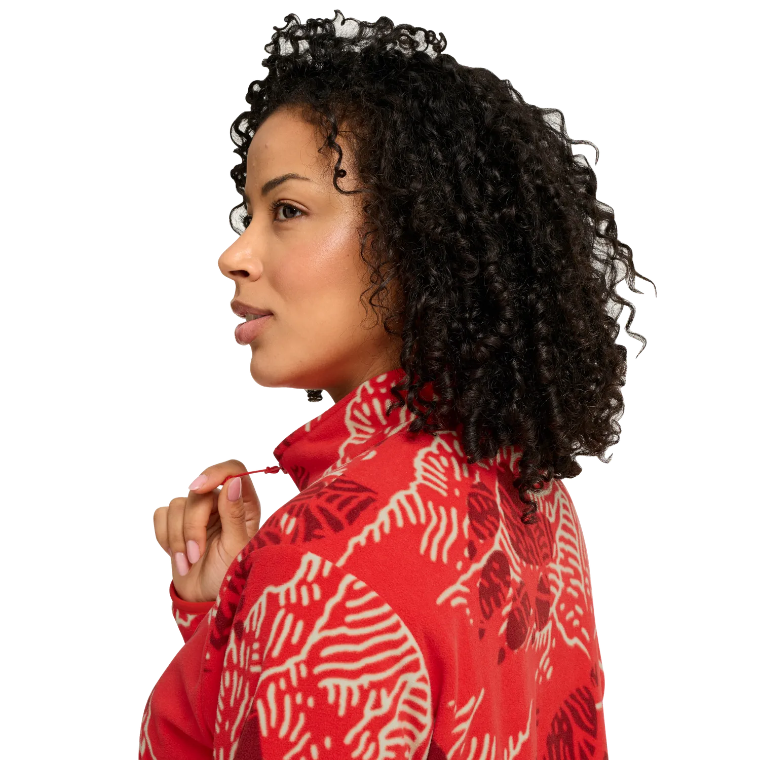 Jack Wolfskin Paw Era 100 Print HZ W polaire femme demi-zip