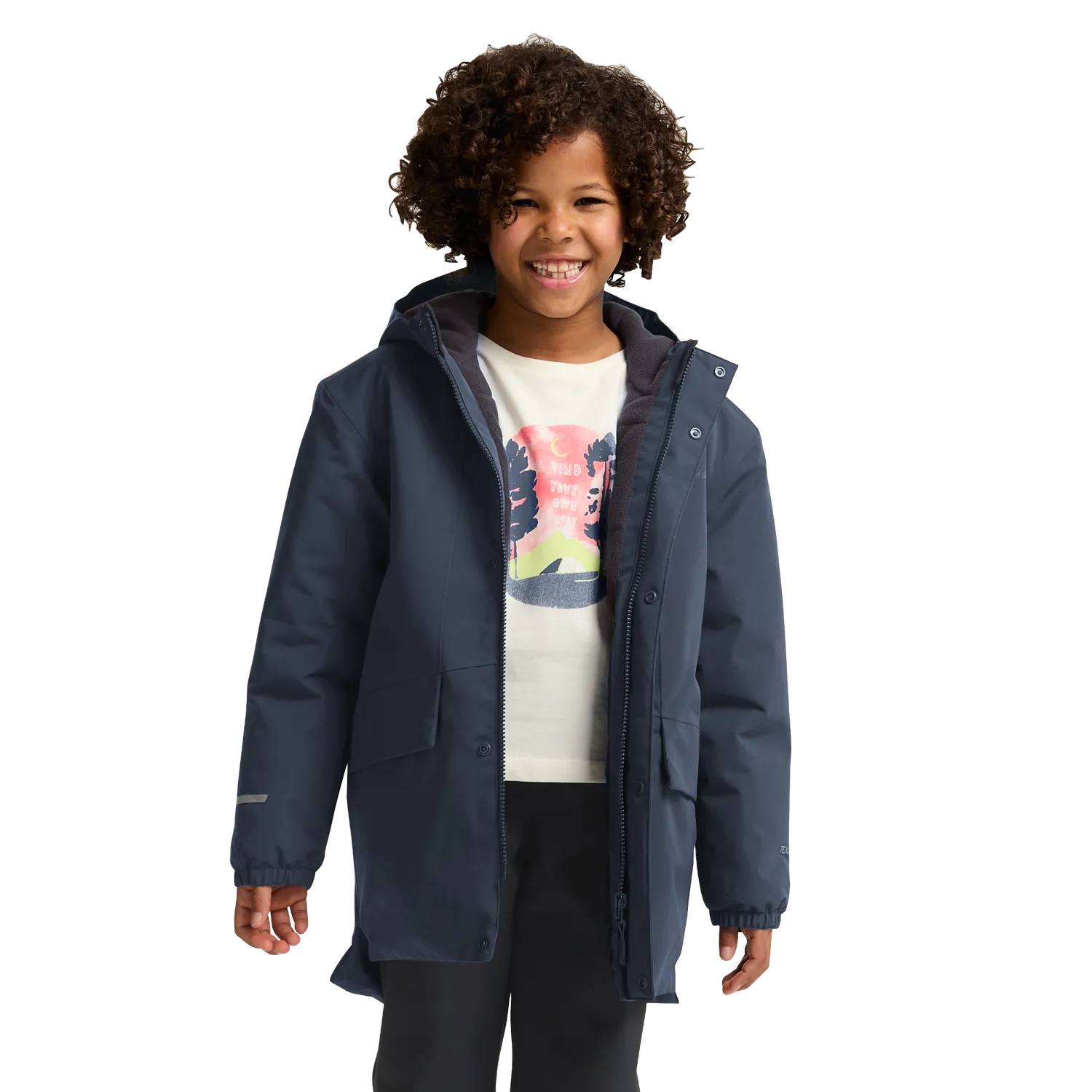 Jack Wolfskin Canvey parka enfant hiver chaude