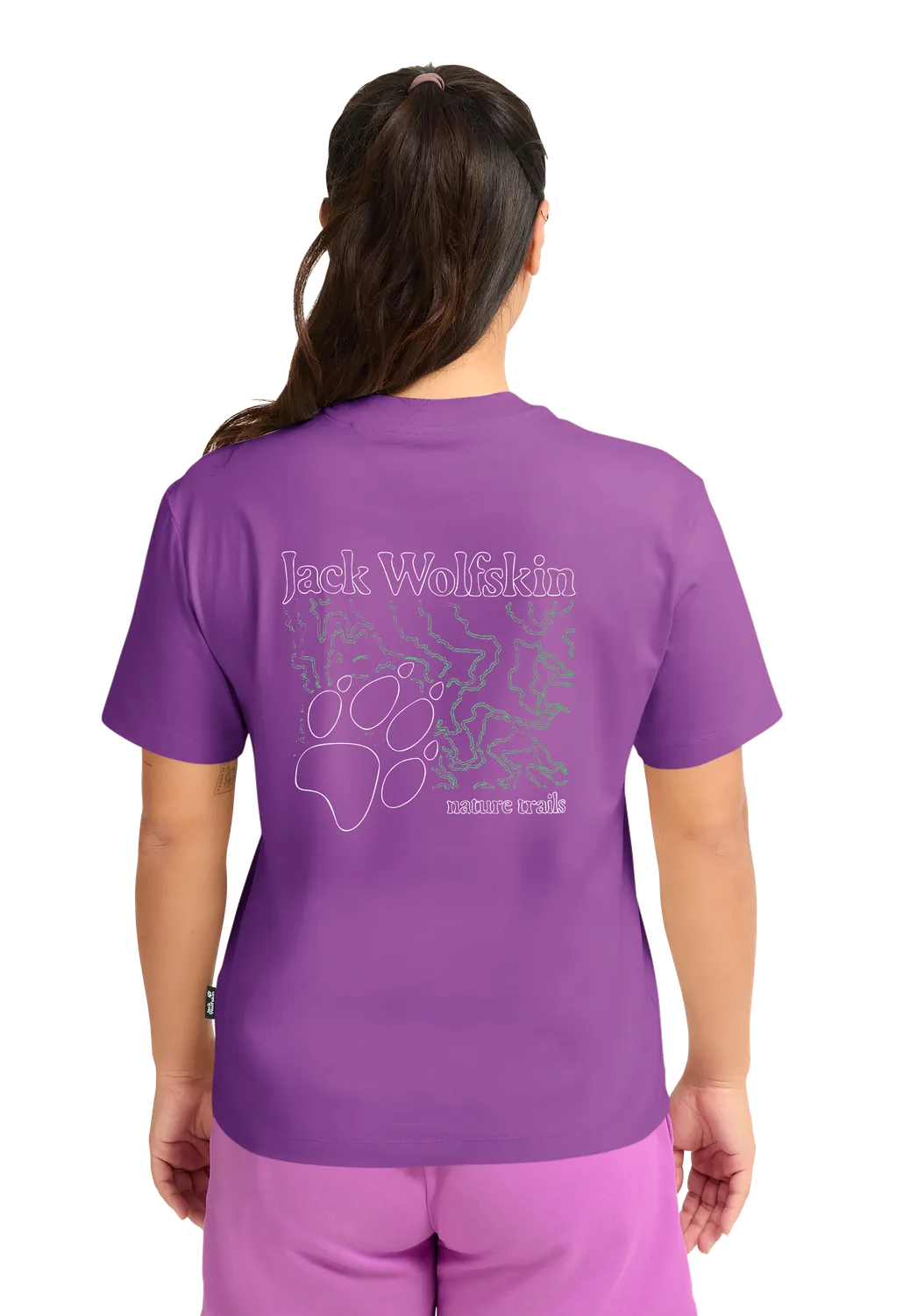 Jack Wolfskin Celebrate the Paw t-shirt femme coton