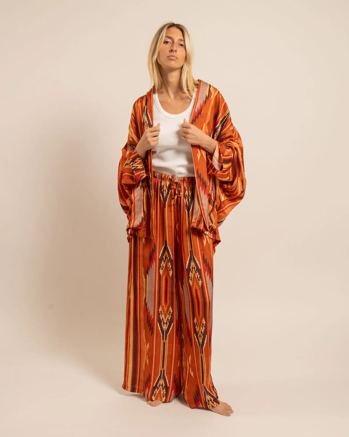 Aokyanos Phoenix Koda pantalon terra ample
