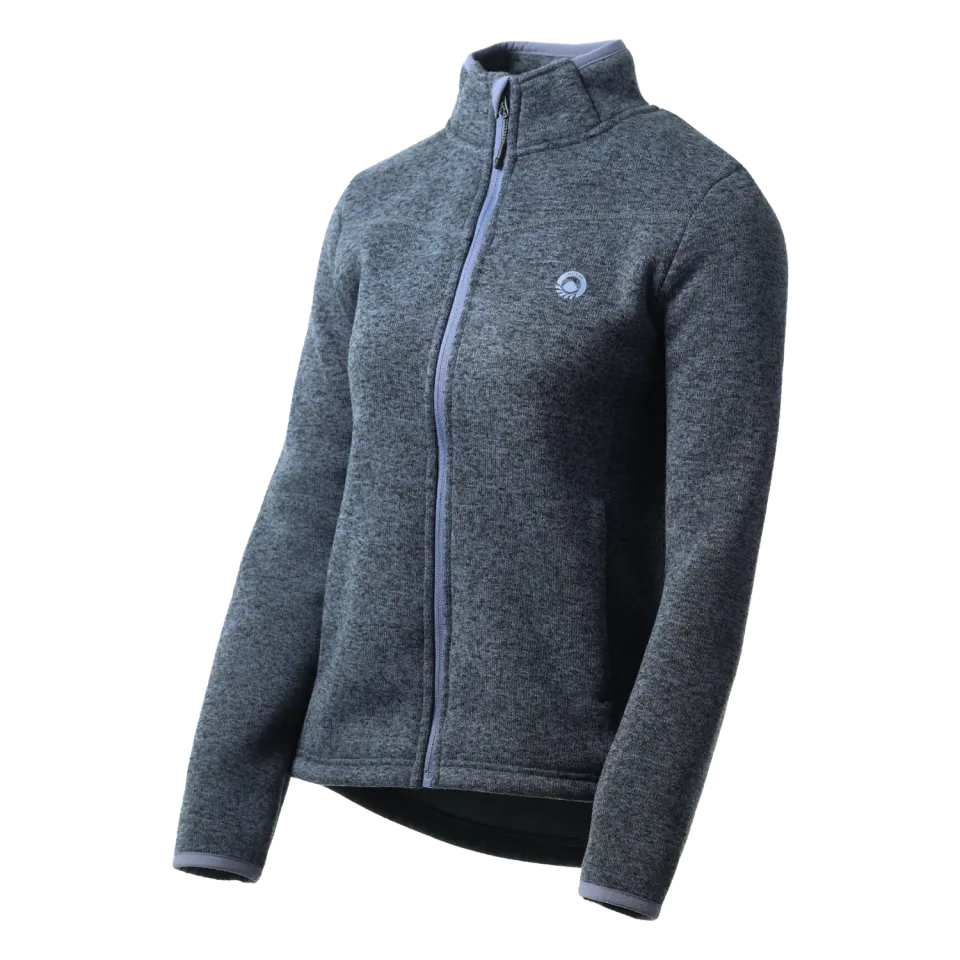 Lhotse Hana polaire ardoise femme col montant