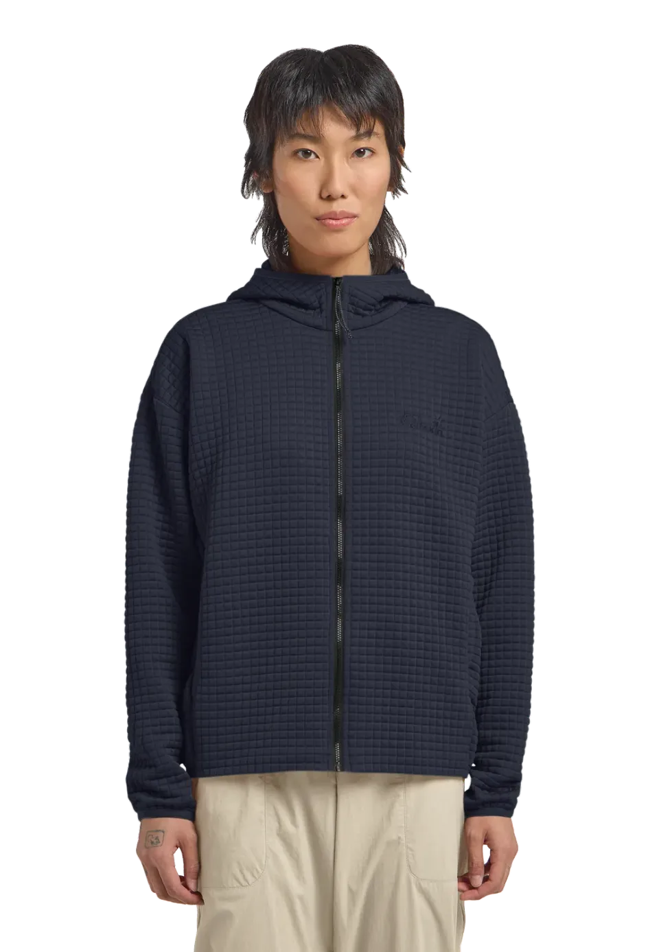 Jack Wolfskin Mogari Hooded FZ W polaire femme gaufrée
