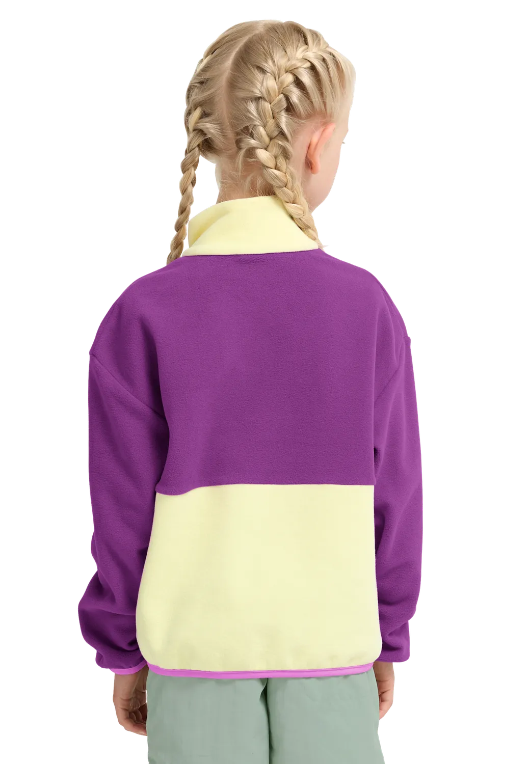 Jack Wolfskin Colorblock Taunus HZ K pull polaire enfant poches