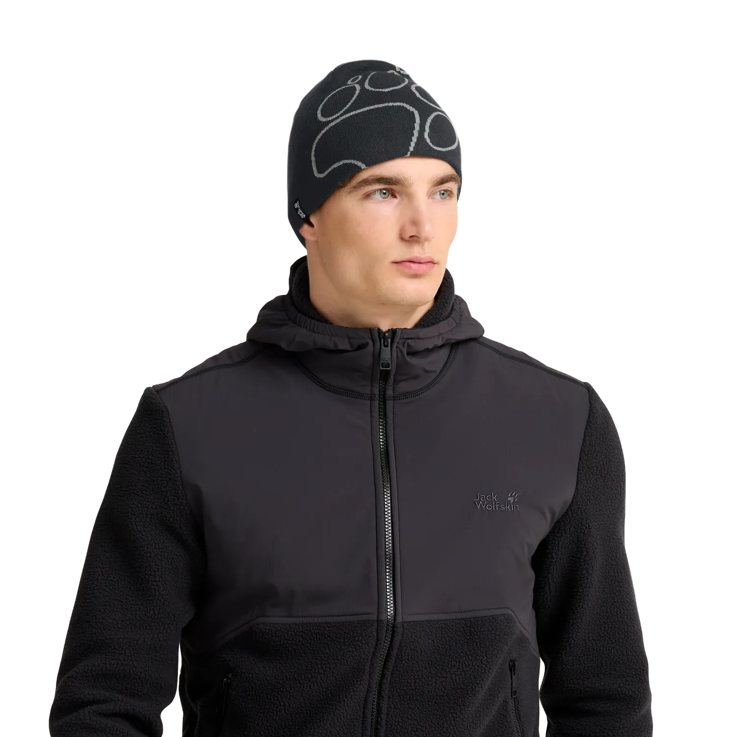 Jack Wolfskin Paw Beanie bonnet chaud unisexe patte