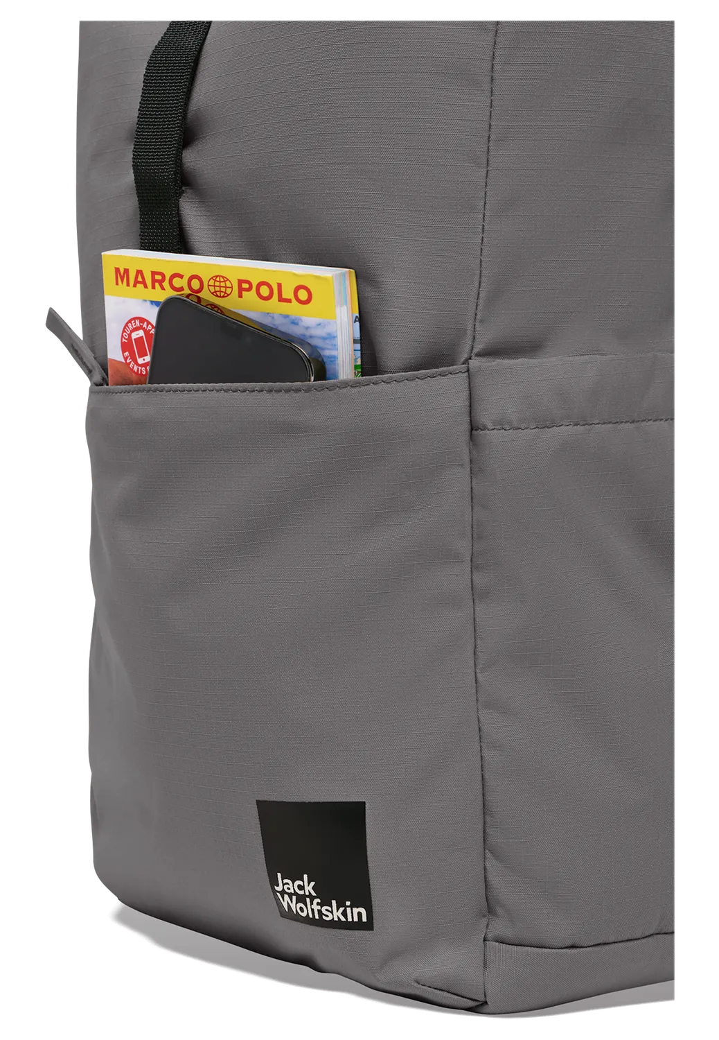 Jack Wolfskin Island sac à dos 20L roll-top gris