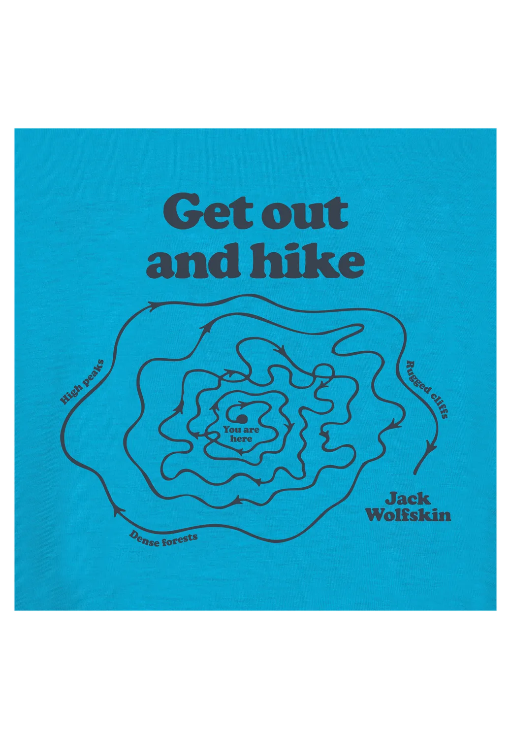 Jack Wolfskin Vonnan Graphic T M t-shirt homme coton