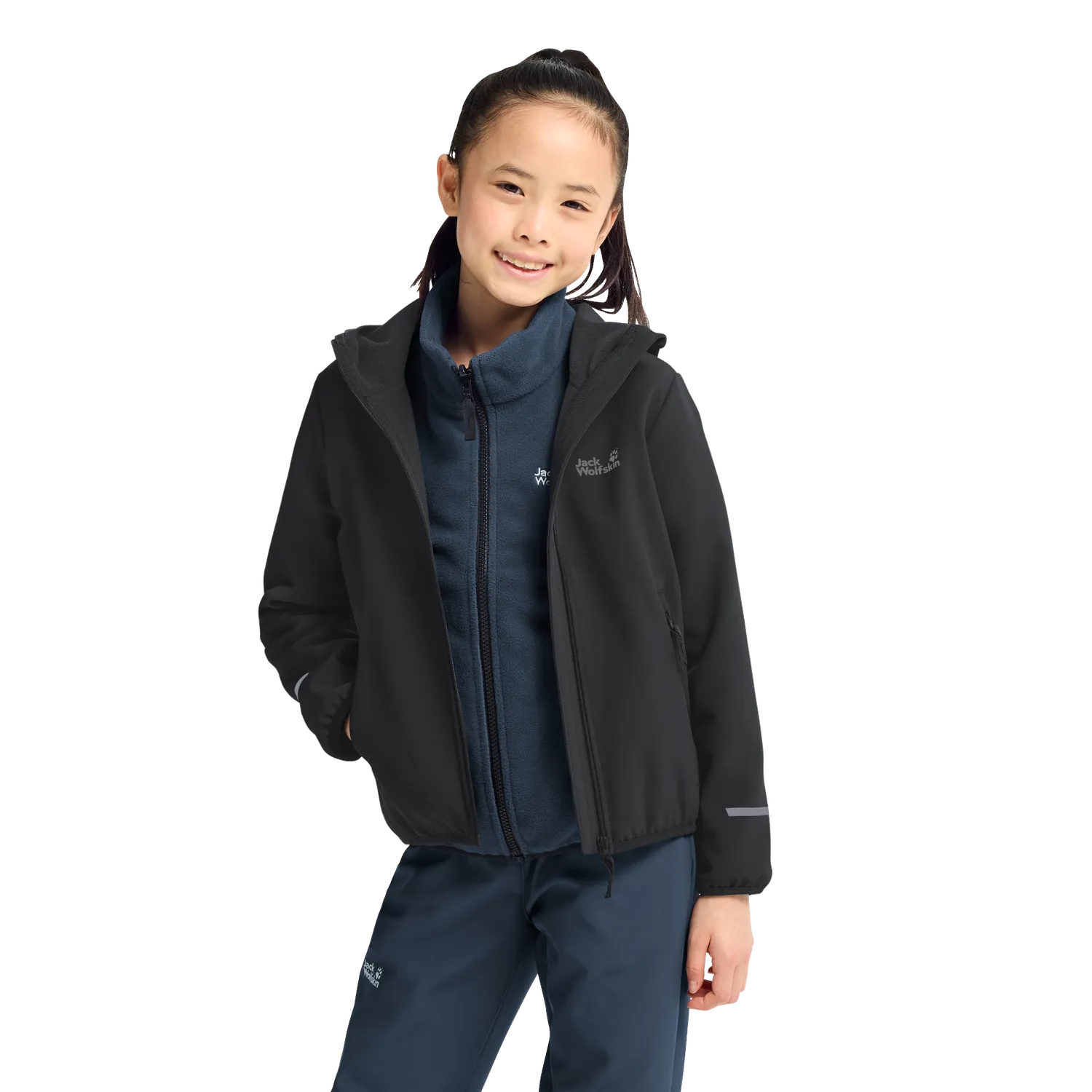 Jack Wolfskin Fourwinds JKT K coupe-vent enfant léger