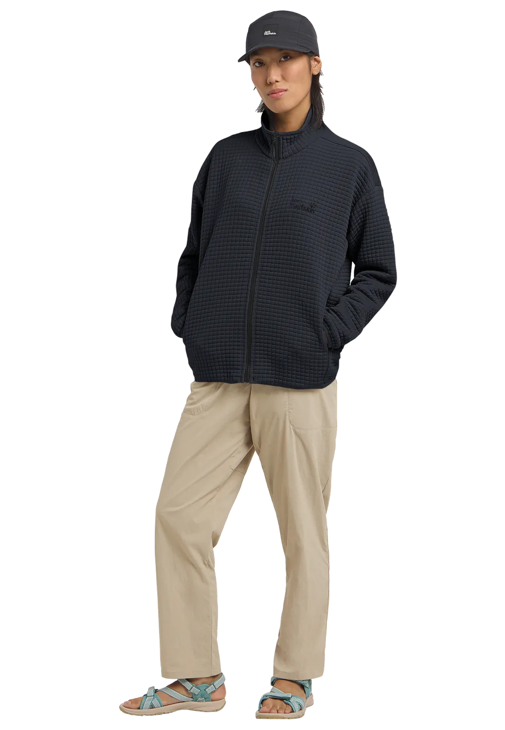 Jack Wolfskin Mogari FZ W polaire gaufrée femme