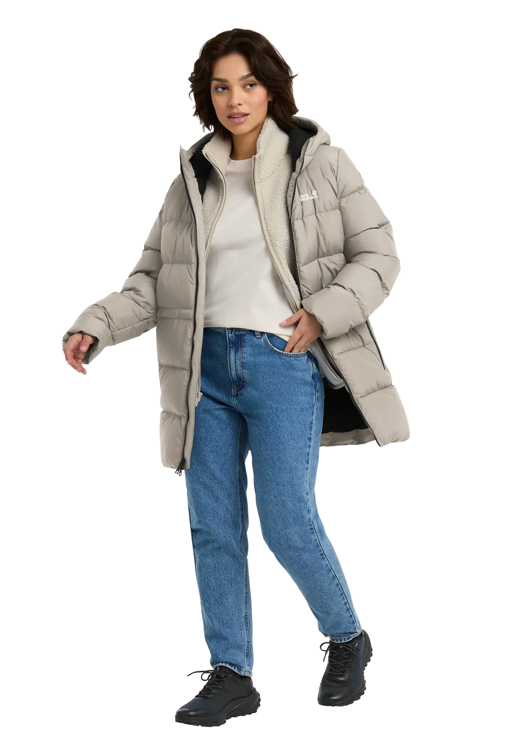 Jack Wolfskin Frozen Palace Long JKT W doudoune femme duvet longue