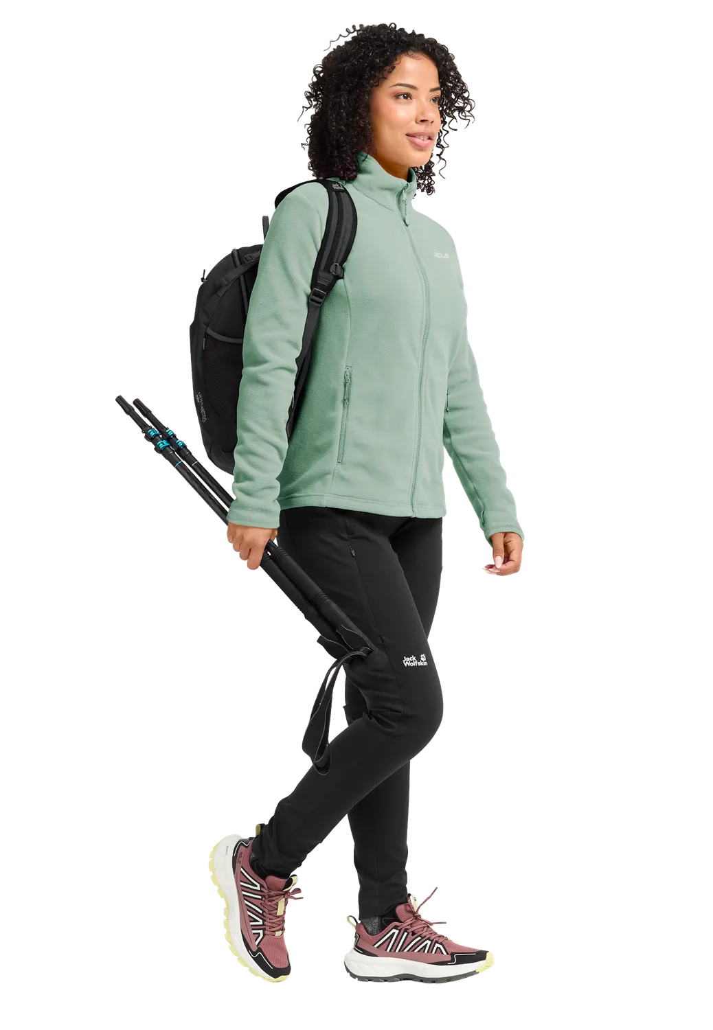 Jack Wolfskin Taunus 100 FZ W veste polaire femme système 3-en-1
