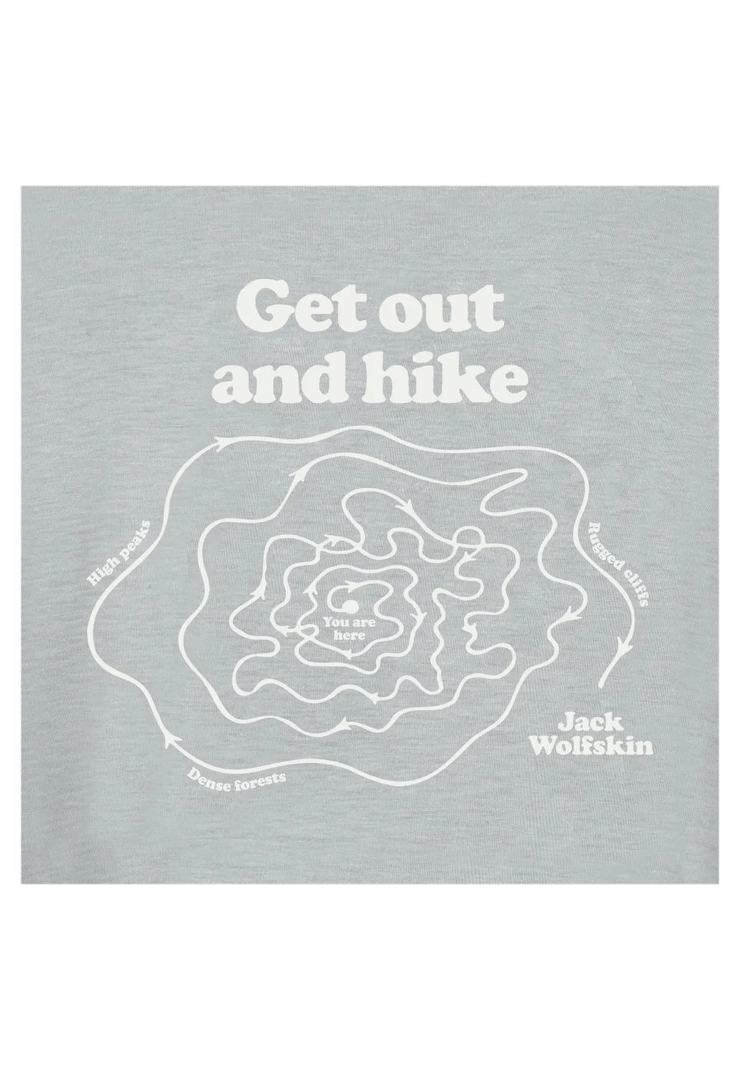 Jack Wolfskin Vonnan Graphic T M t-shirt homme coton doux