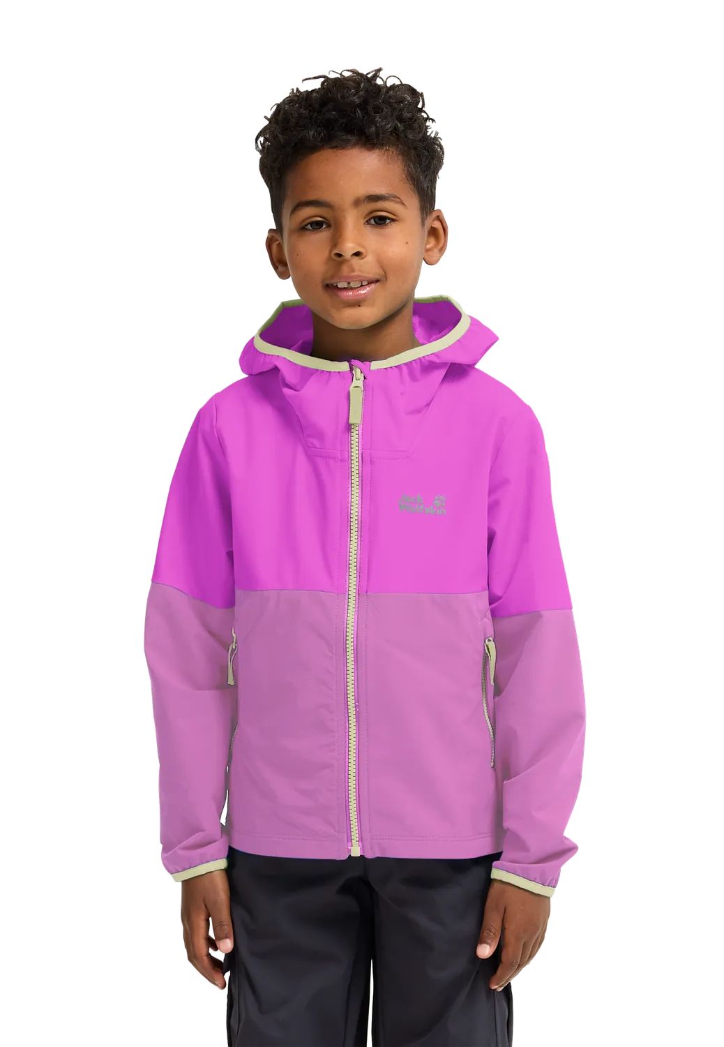 Jack Wolfskin Sandbird veste enfant capuche coupe-vent