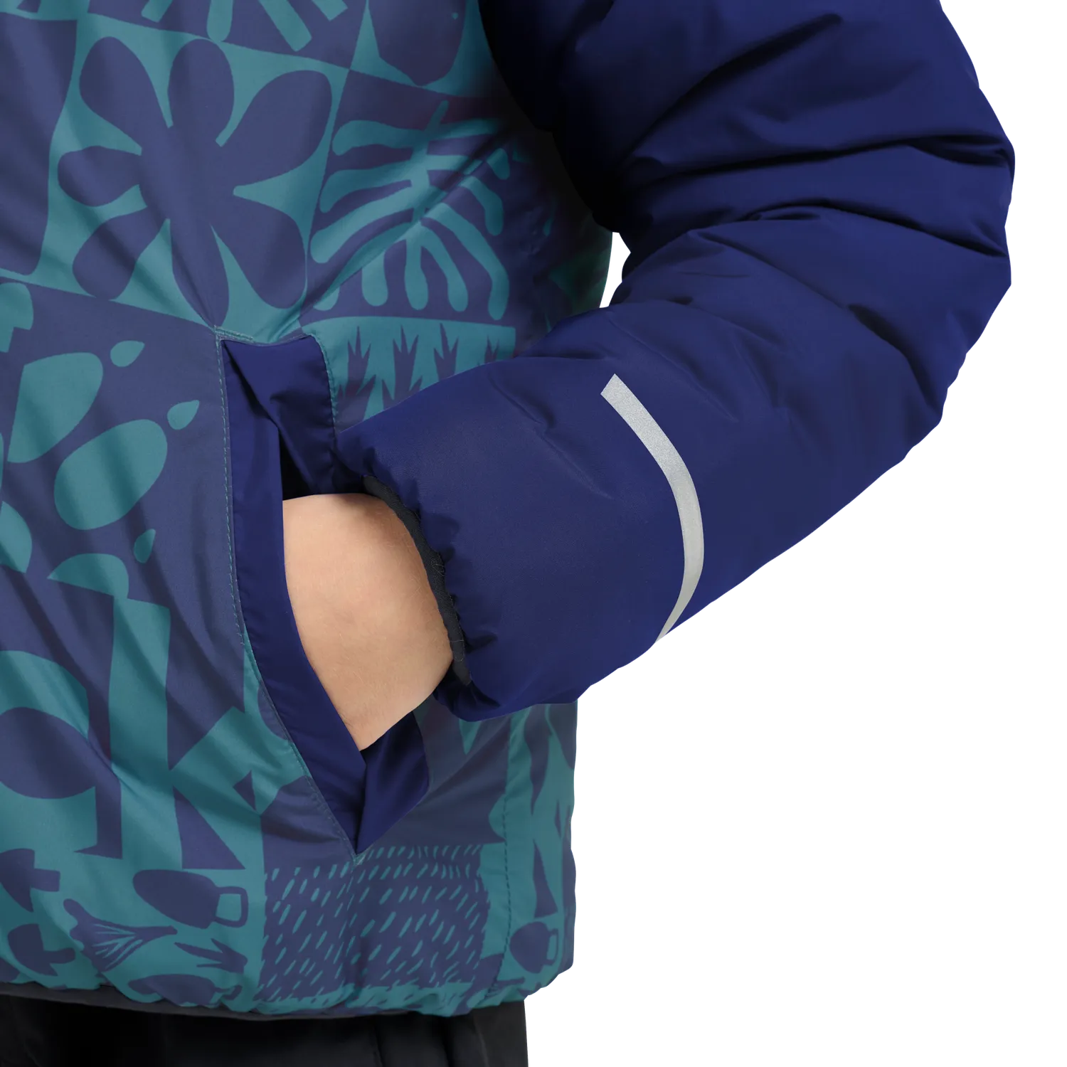 Jack Wolfskin Zenon Twist Hooded veste hiver enfant réversible