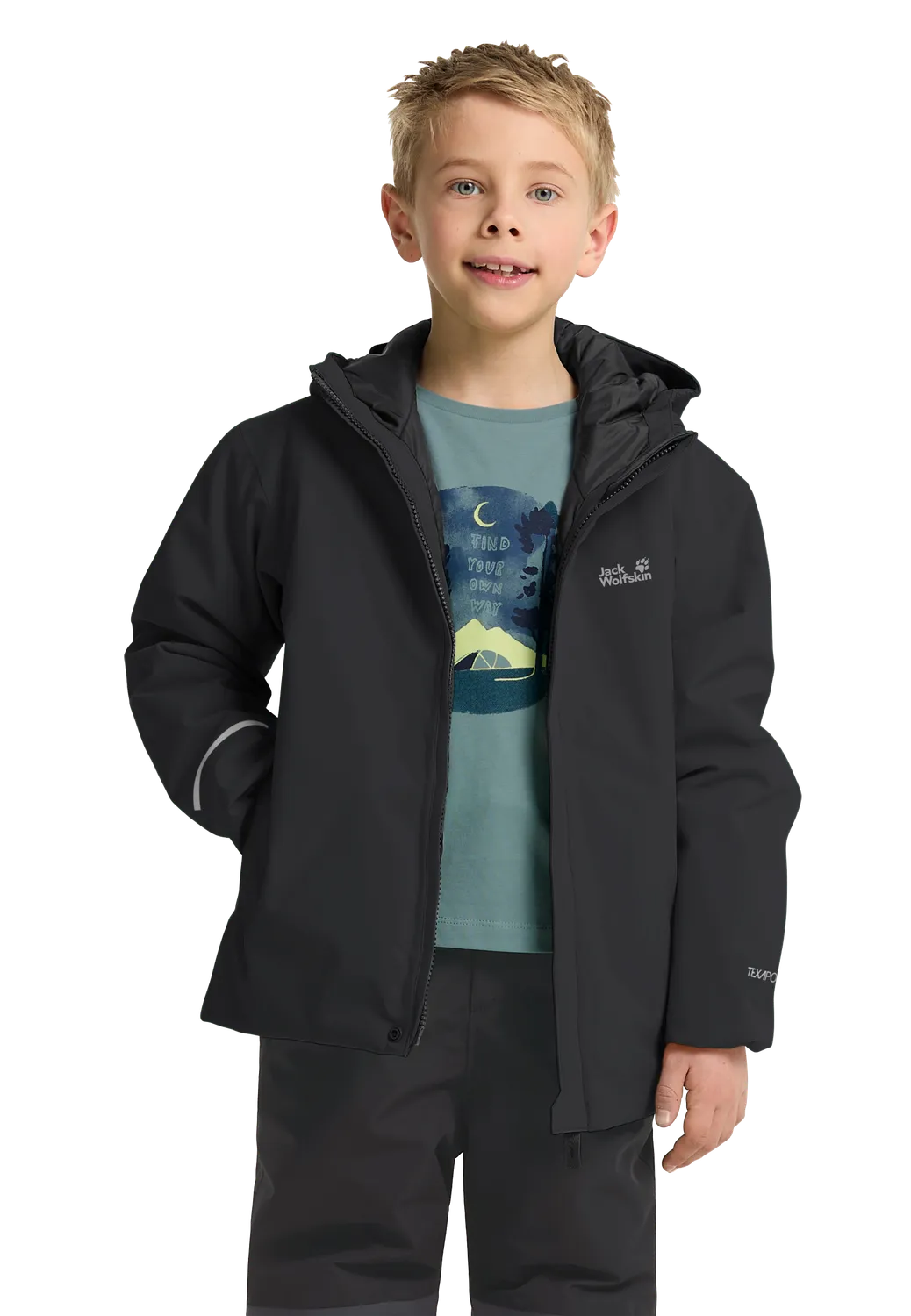 Jack Wolfskin Flowline Ski JKT Kids veste ski enfant chaude