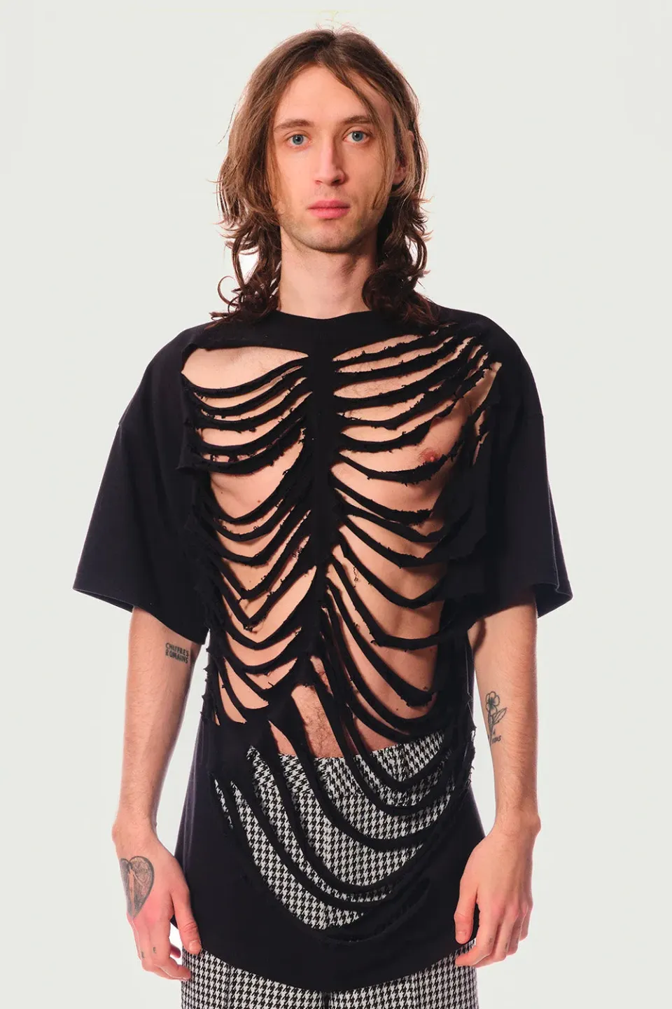 Jeanne Friot Destroy tee oversize noir coton