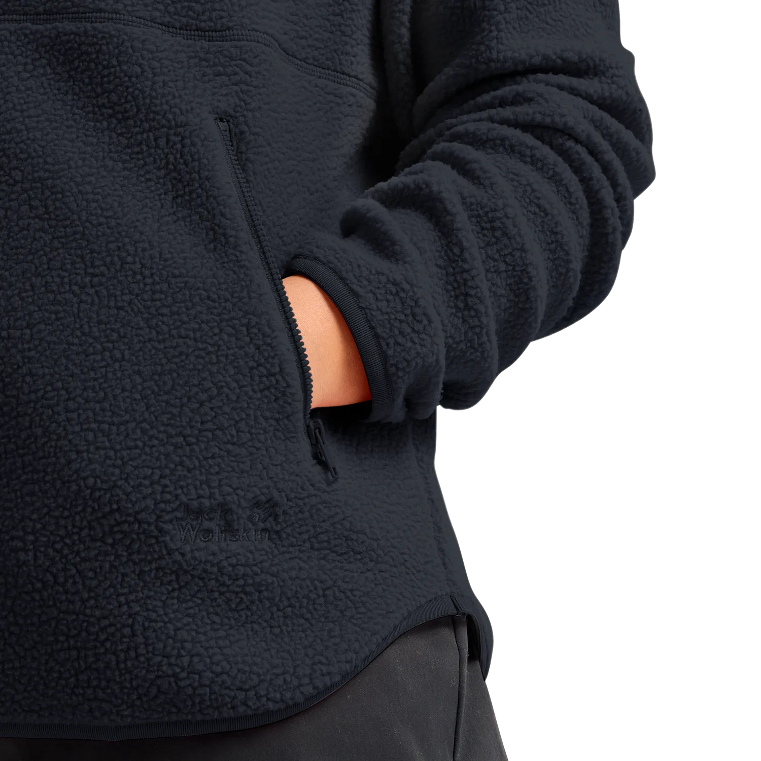 Jack Wolfskin Lite Curl HZ W polaire femme demi-zip