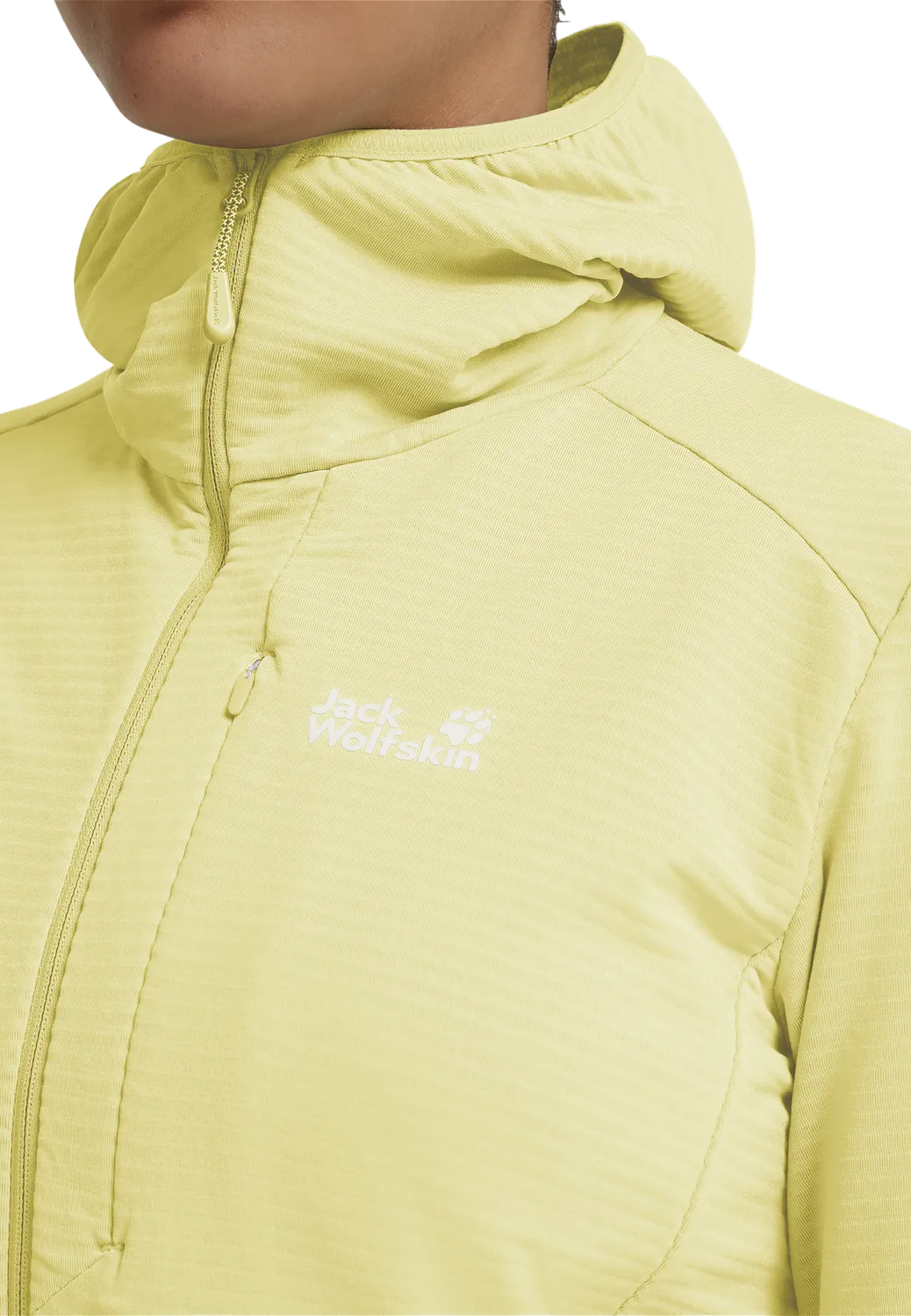 Jack Wolfskin Litestride Hooded FZ polaire femme à capuche