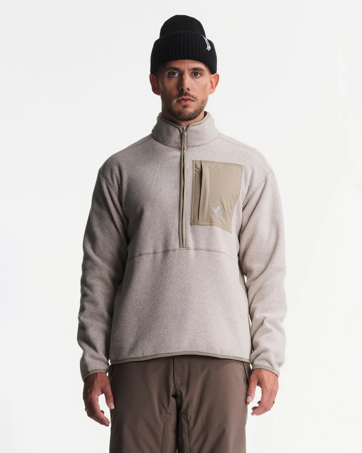 Orage Hunter R10201 polaire homme Dark Birch demi-zip