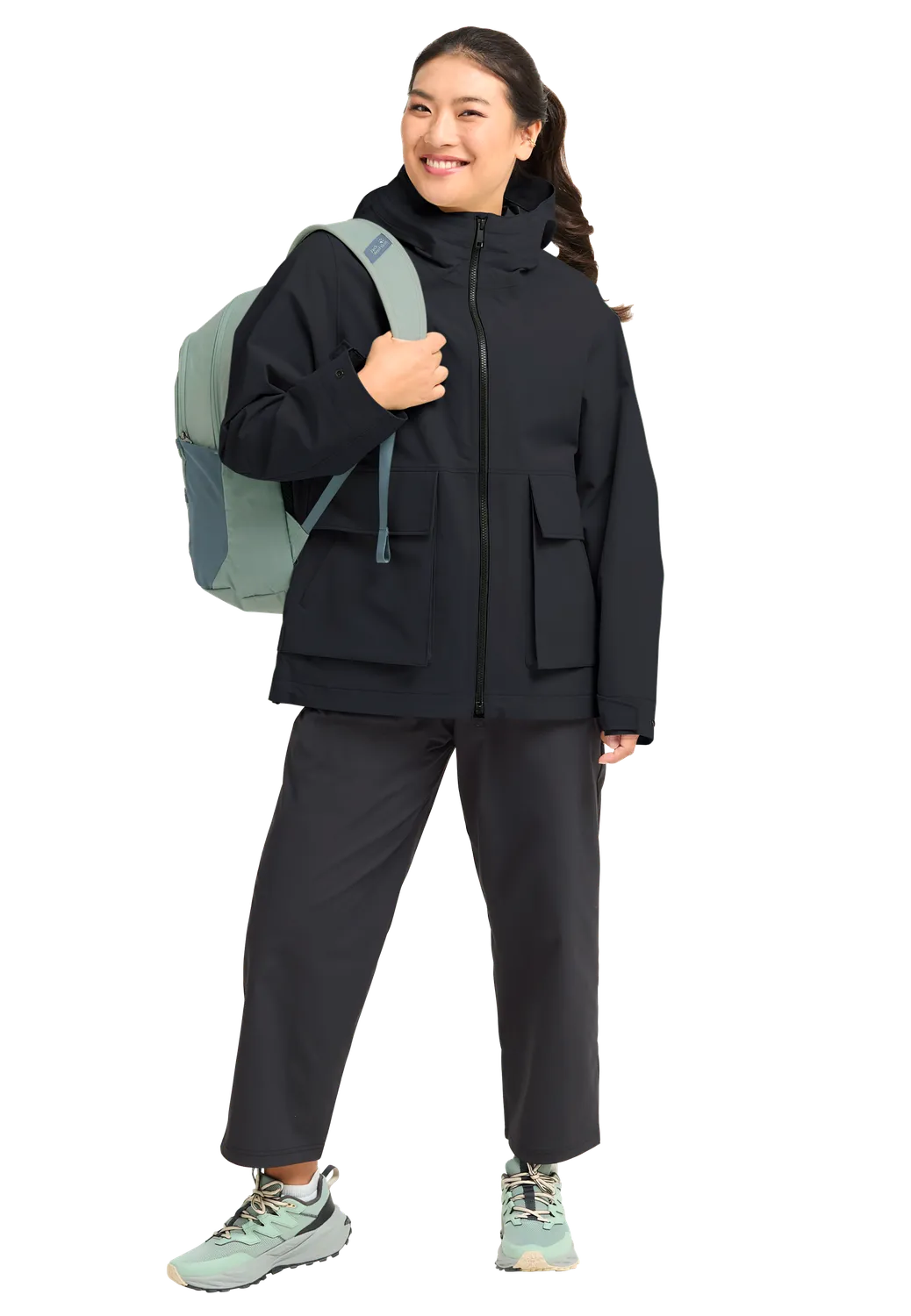 Jack Wolfskin Nabur 2L JKT W veste pluie femme respirante