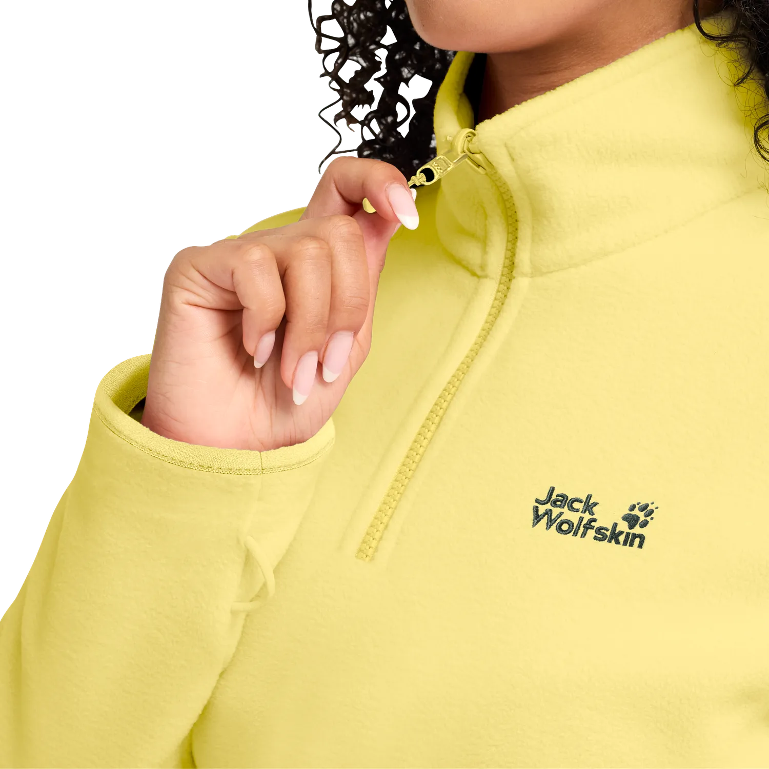 Jack Wolfskin Wild Rebel 200 HZ W pull polaire femme col zip
