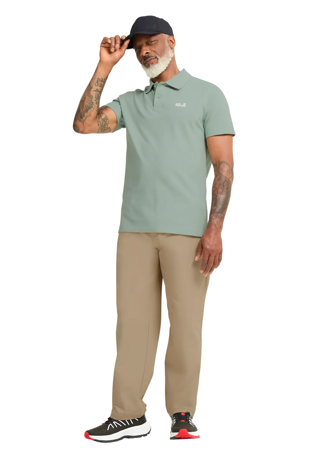 Jack Wolfskin Essential Polo M polo homme taille M coton