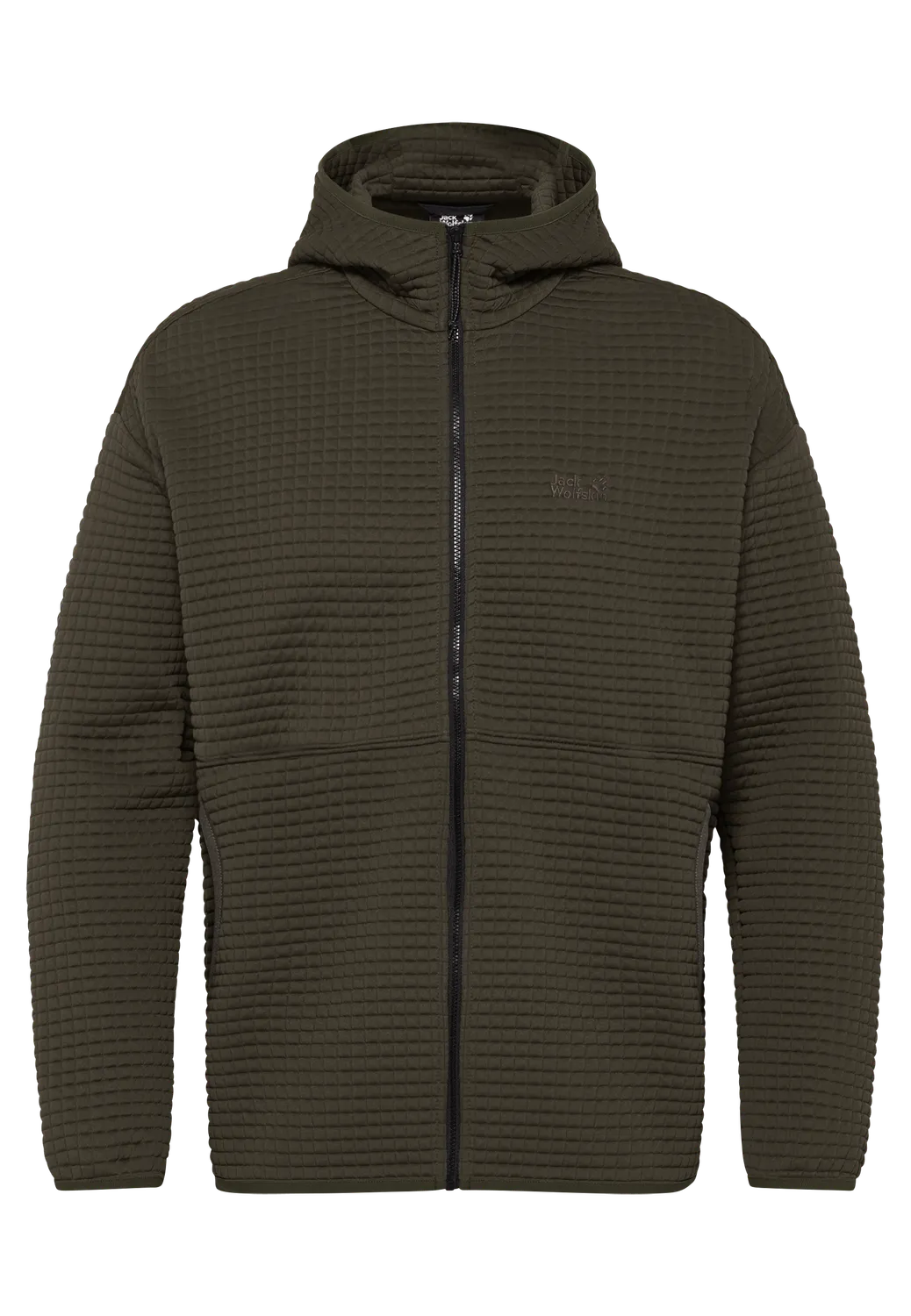 JACK WOLFSKIN MOGARI HOODED polaire homme zippée chaude