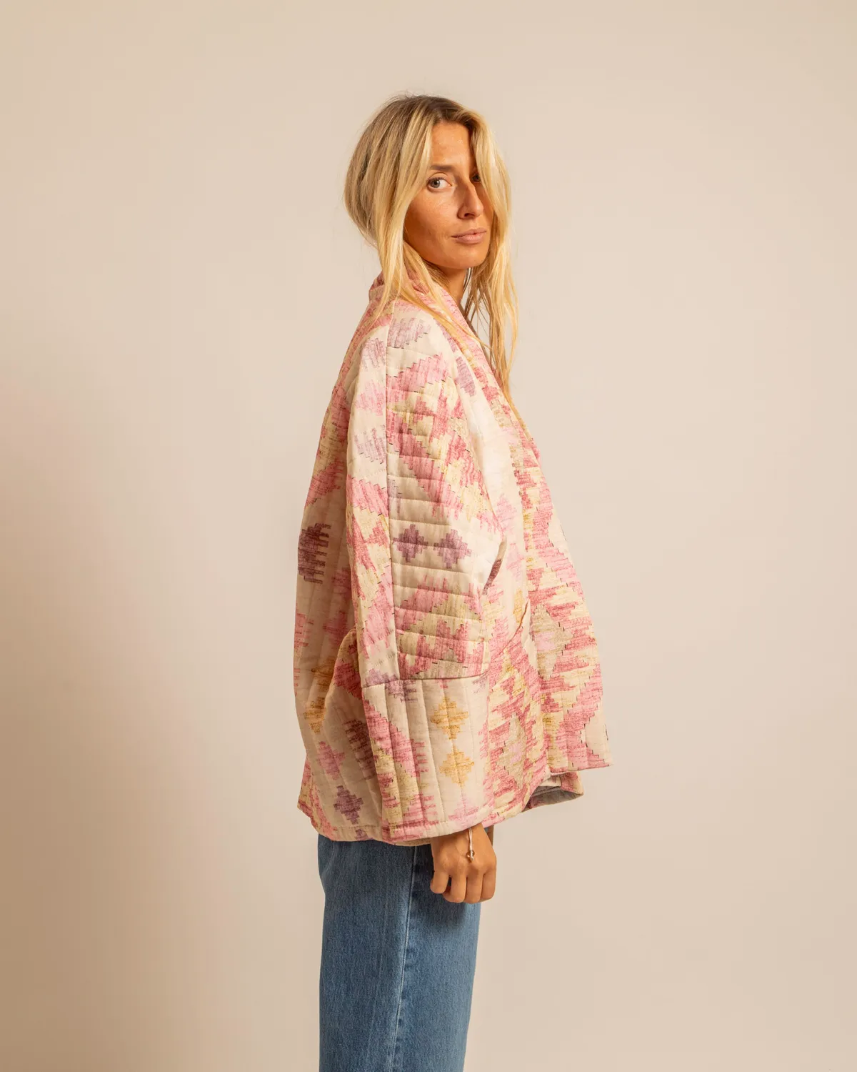 AOKYANOS Chicago Cipola Rose kimono viscose