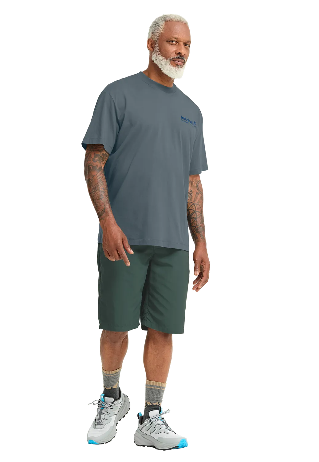 Jack Wolfskin Confident T M t-shirt homme coton imprimé