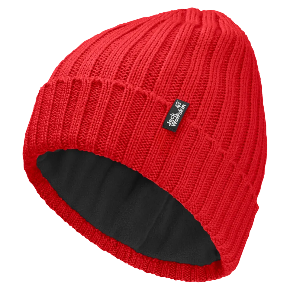 Jack Wolfskin Rib Knit Beanie bonnet taille unique chaud