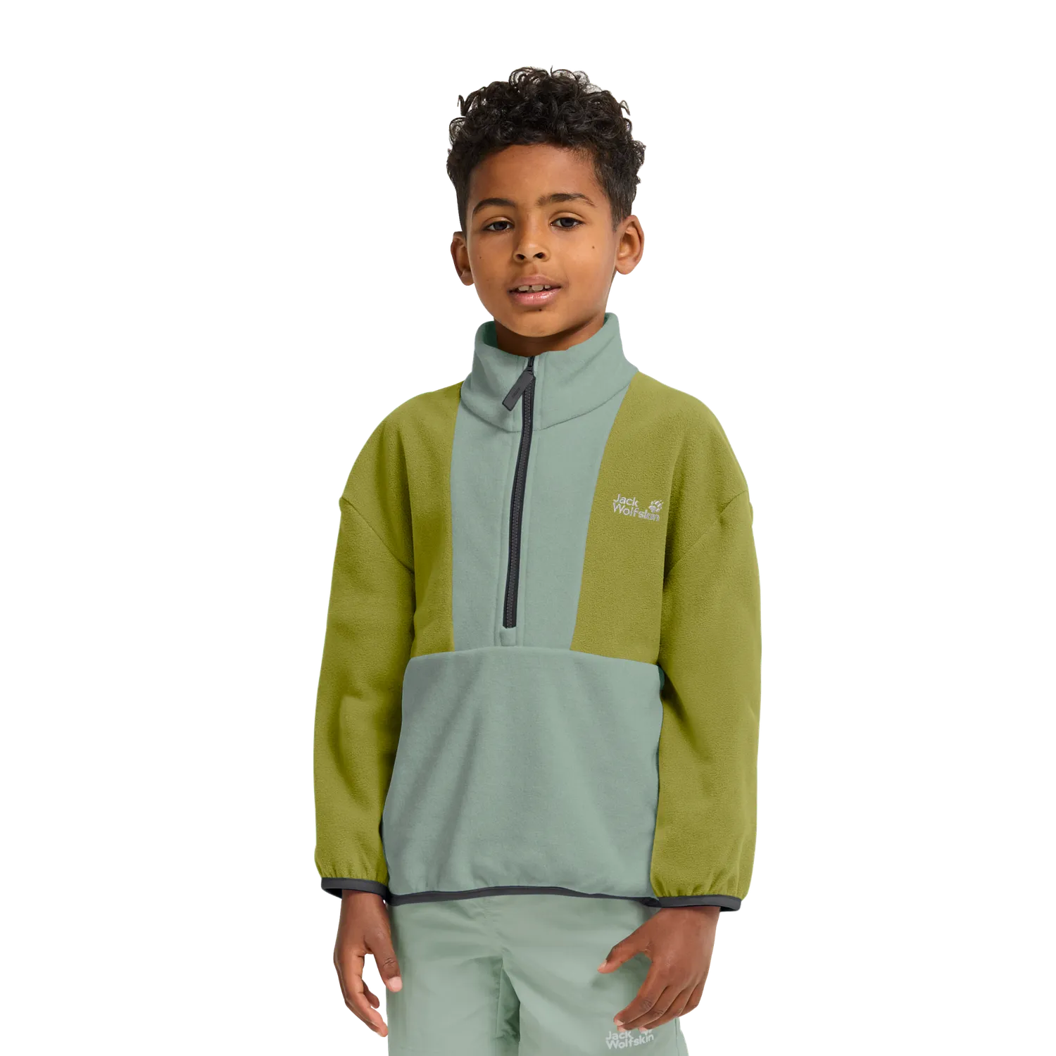 Jack Wolfskin Colorblock Taunus HZ K pull enfant polaire