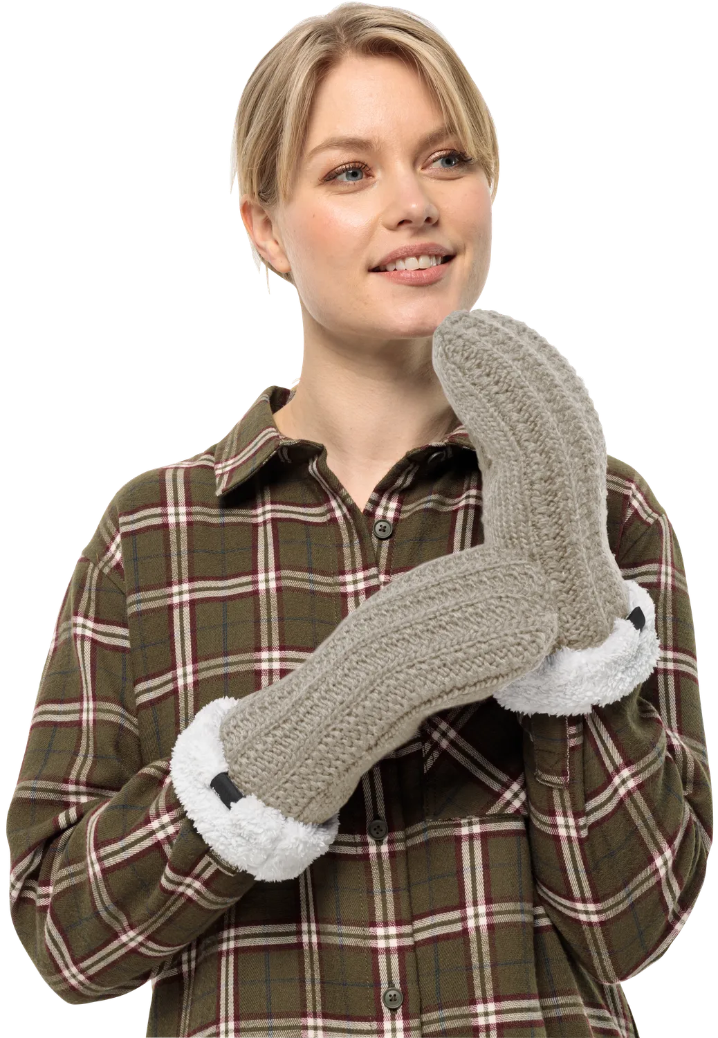 Jack Wolfskin Highloft Knit Mitten moufles femme taille S