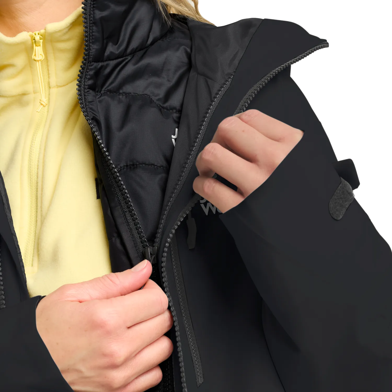 Jack Wolfskin Flowline 3in1 veste ski femme imperméable