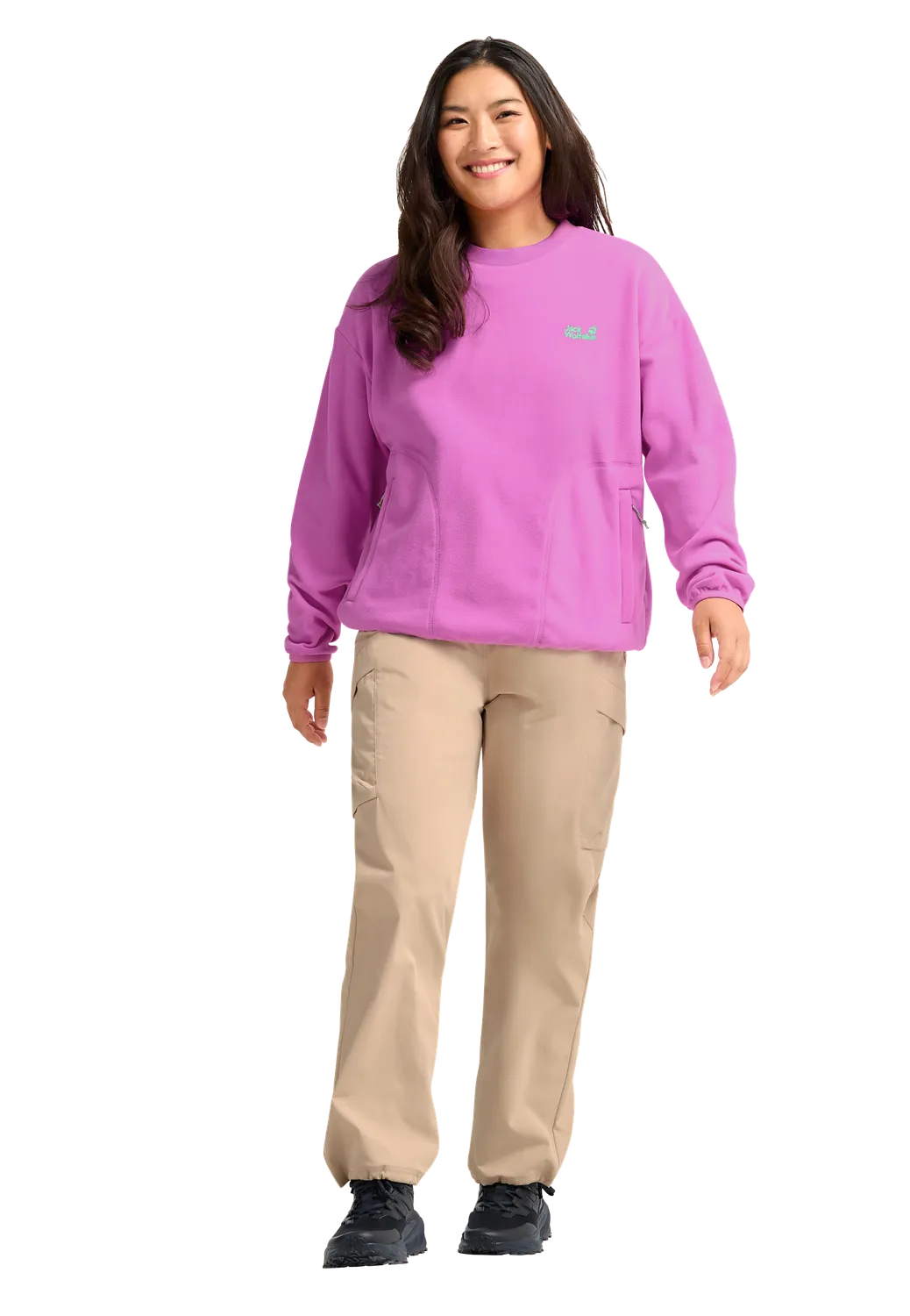 JACK WOLFSKIN FIND THE WILD CREWNECK W sweat femme polaire
