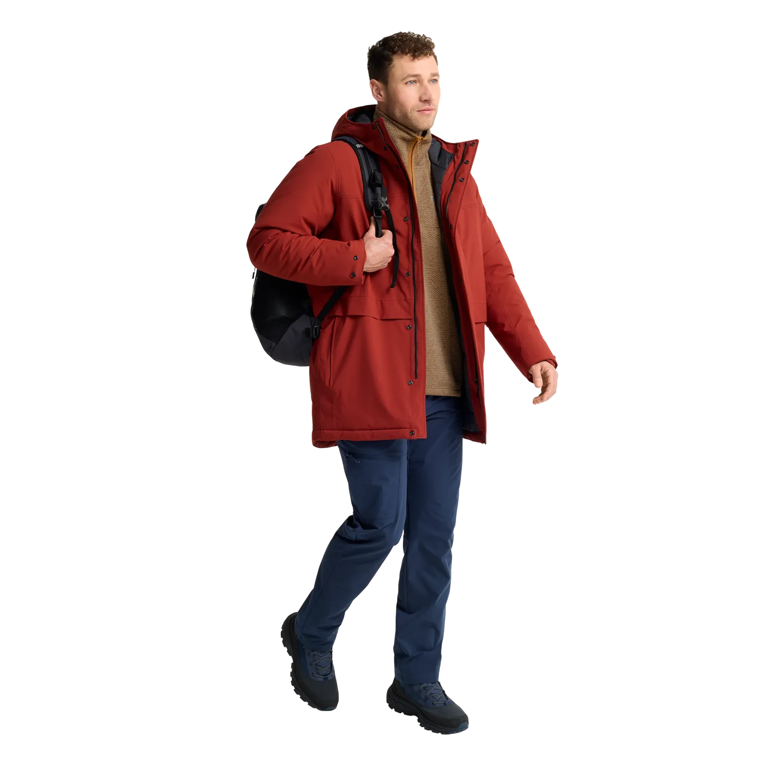 Jack Wolfskin Pinetrail HZ M pull polaire demi-zip chaud