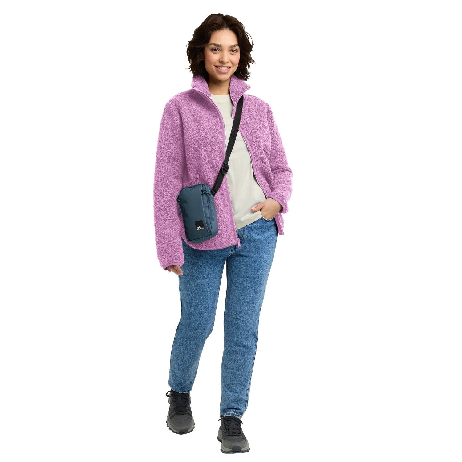 Jack Wolfskin High Curl Jkt W veste polaire femme sherpa