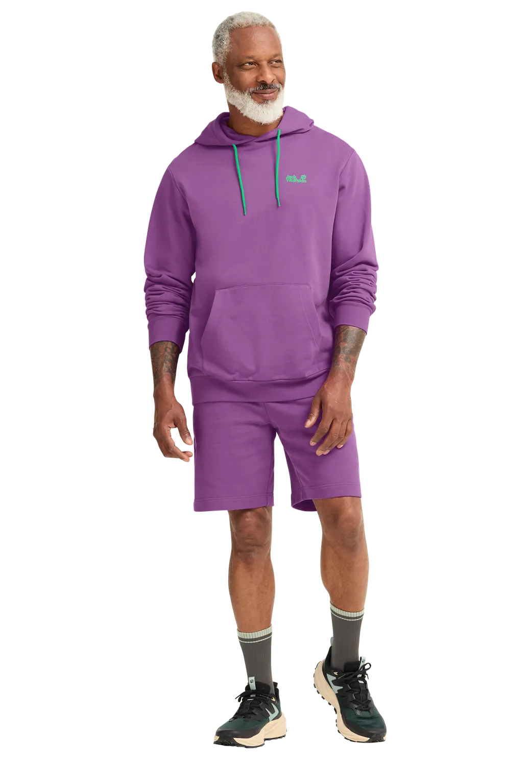 Jack Wolfskin Celebrate Paw Hoody M sweat capuche coton
