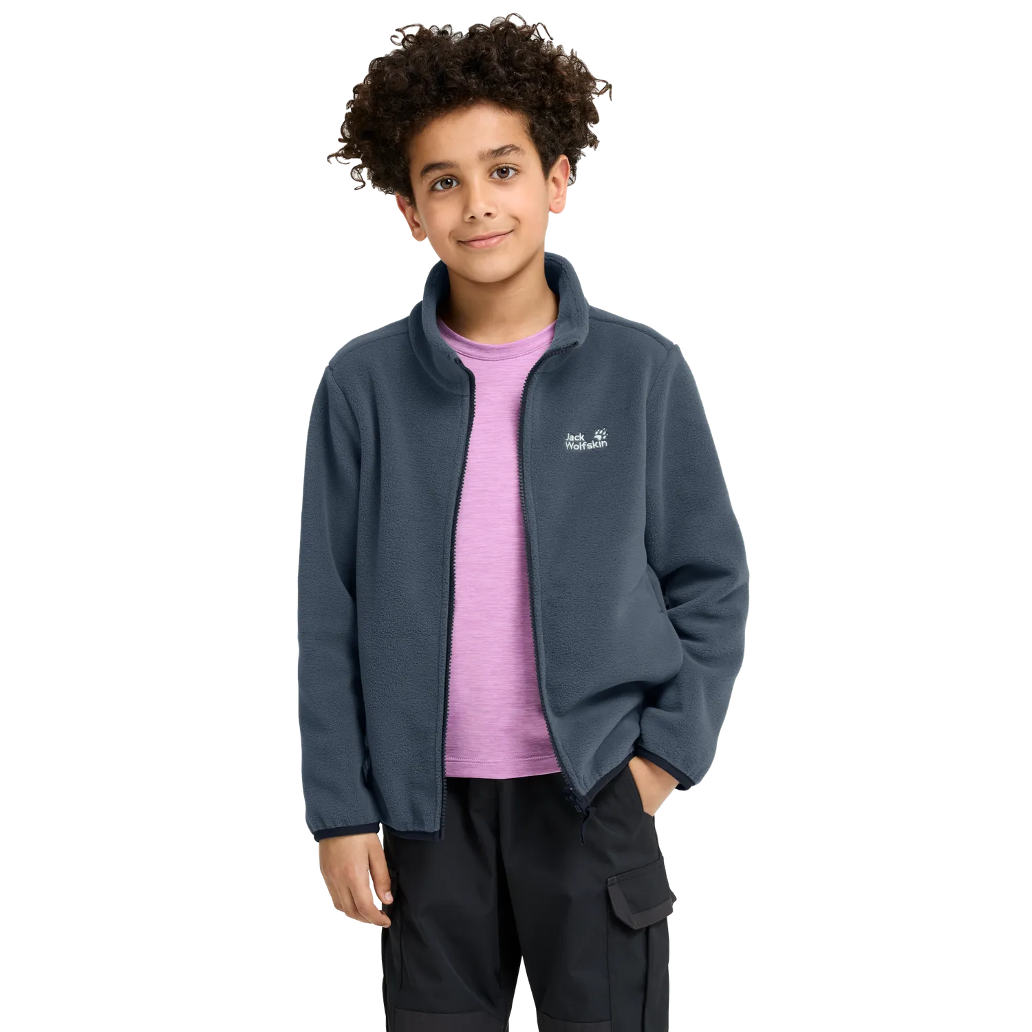 JACK WOLFSKIN TAUNUS 200 FZ K veste polaire enfant chaude