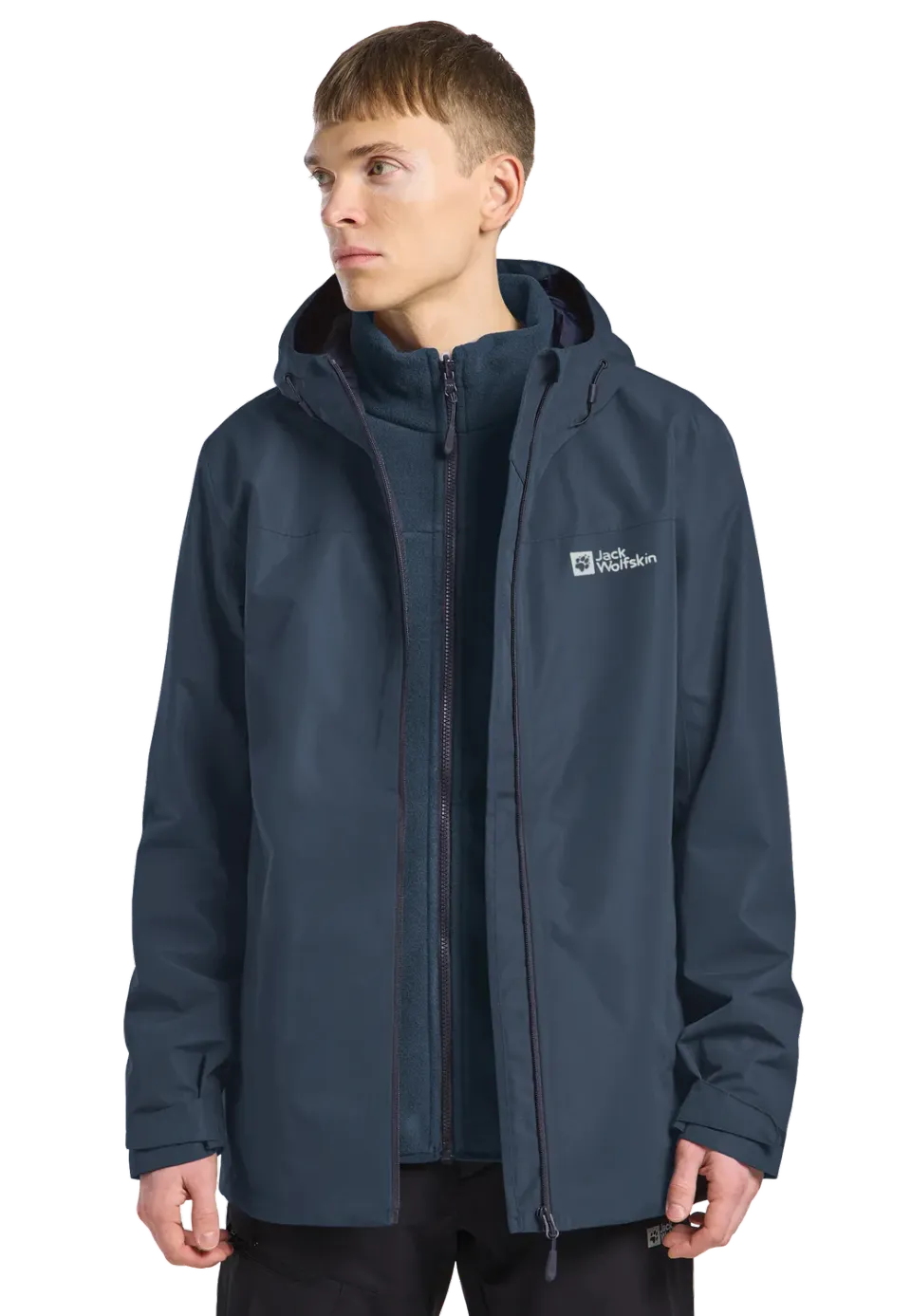 Jack Wolfskin Taubenberg 3in1 Jkt M veste 3 en 1 homme imperméable