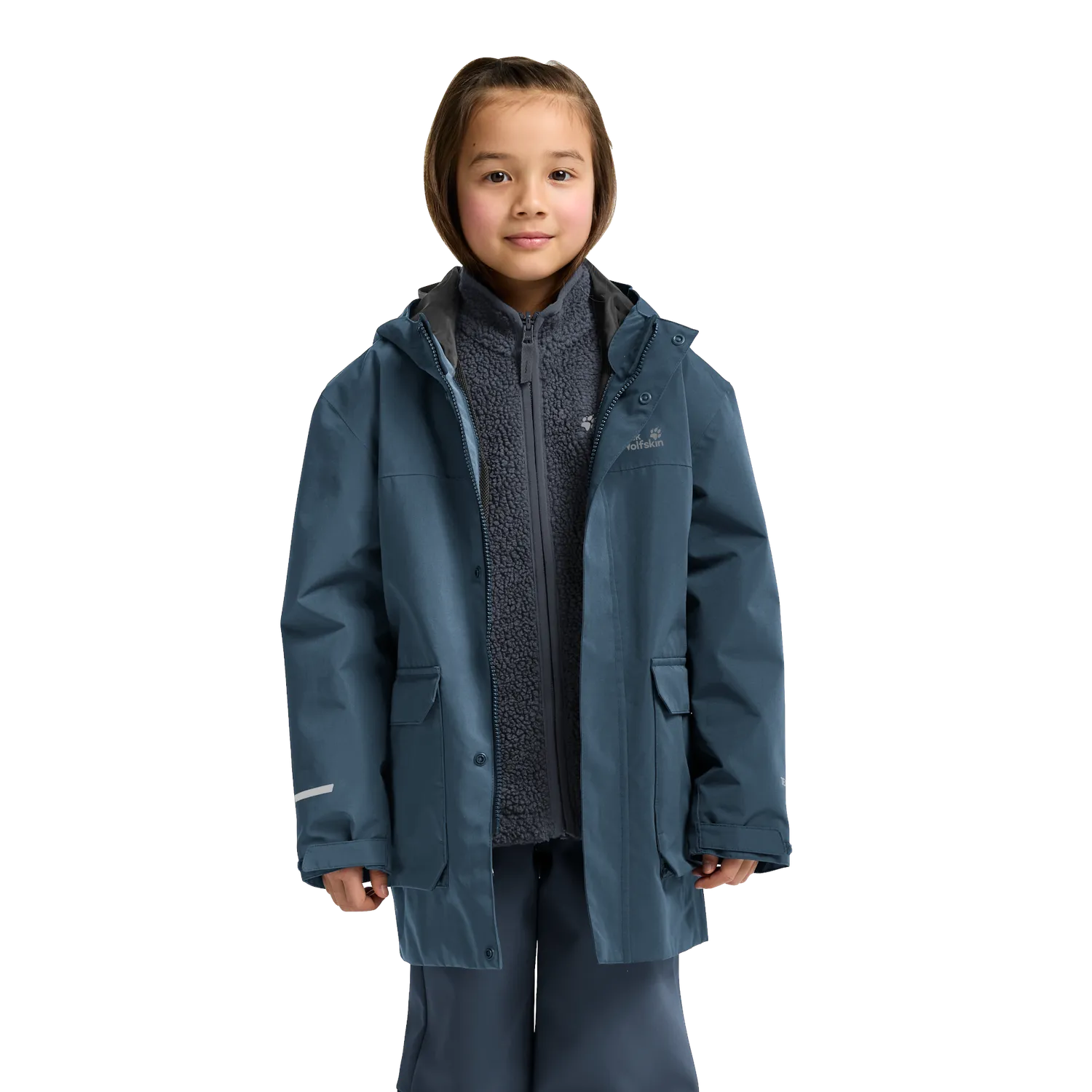 Jack Wolfskin 3in1 Canvey Kids manteau hiver enfant imperméable