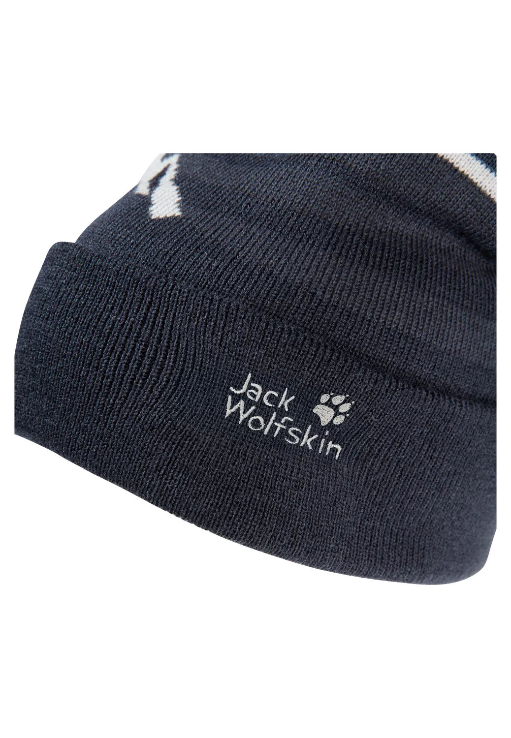 Jack Wolfskin Stripy Pompom Beanie K bonnet enfant chaud