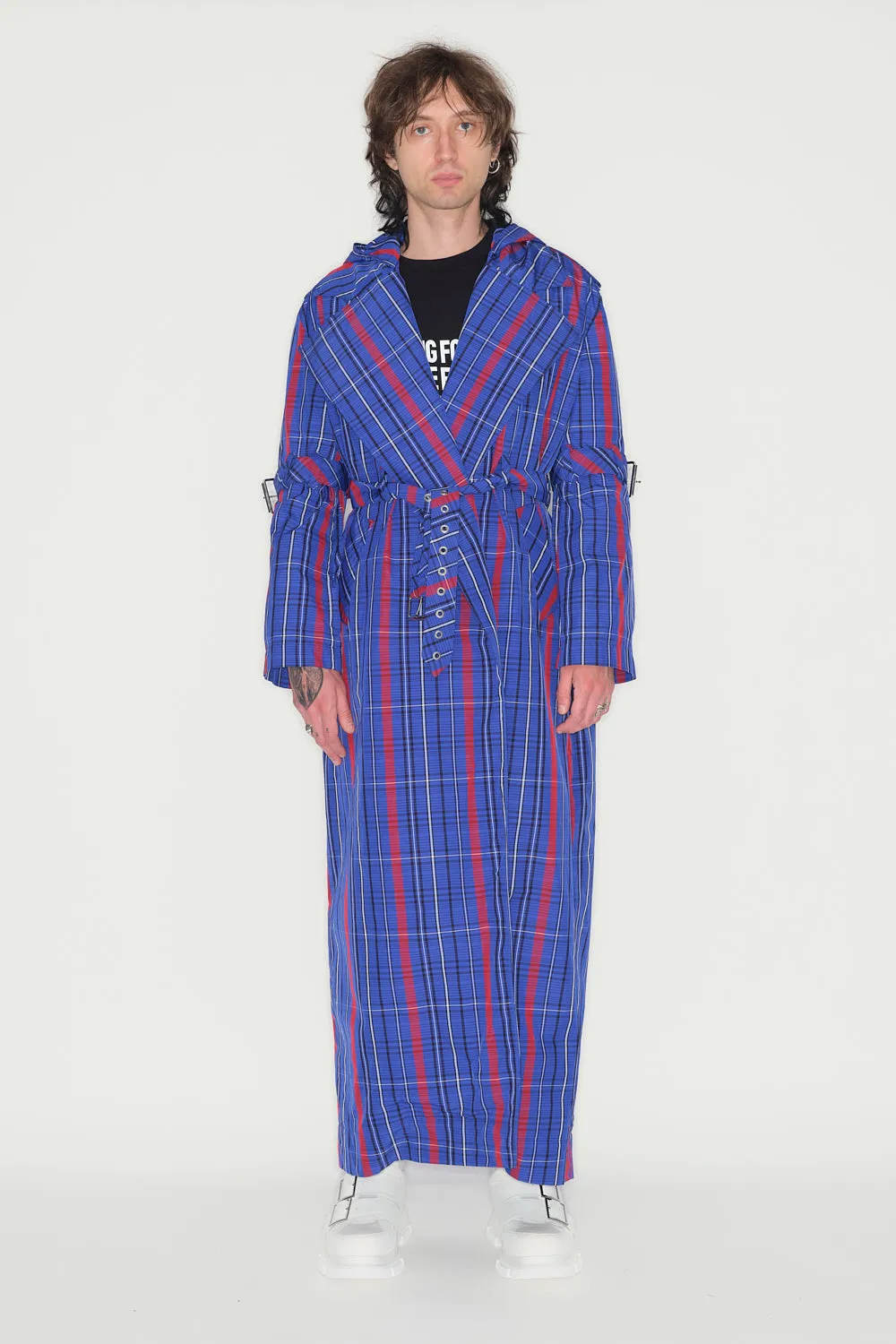 JEANNE FRIOT Resistance Trench veste bomber déperlante bleue