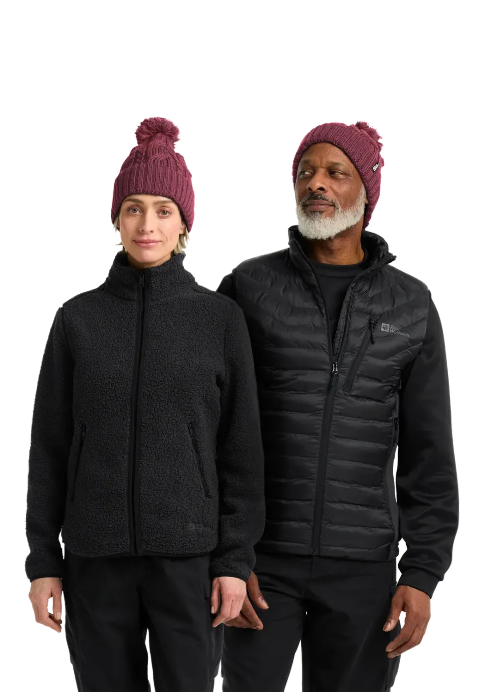 Jack Wolfskin Pompom Beanie bonnet chaud laine